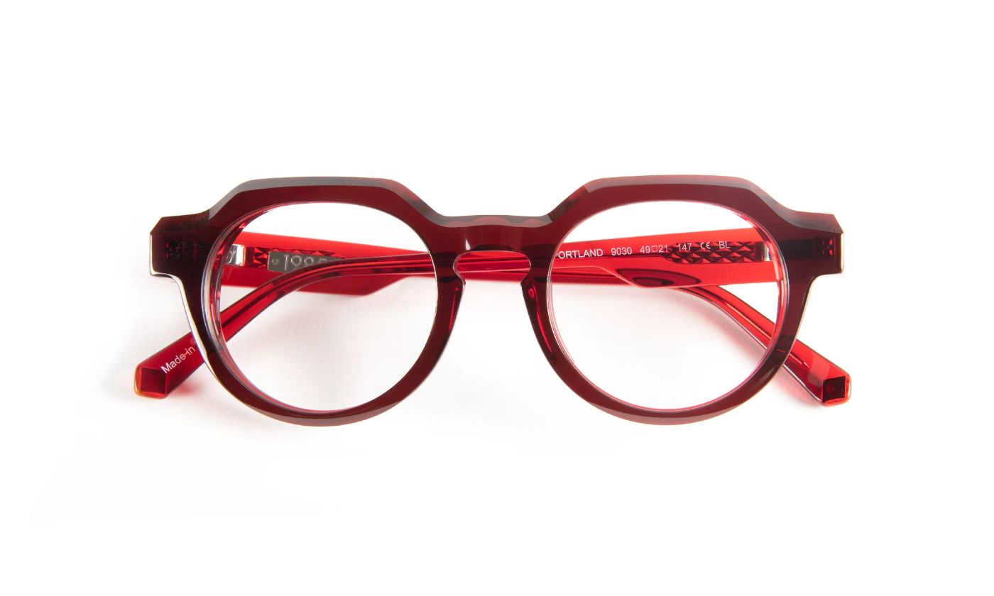 Portland C9030 Red Tortoiseshell/Red Transparent