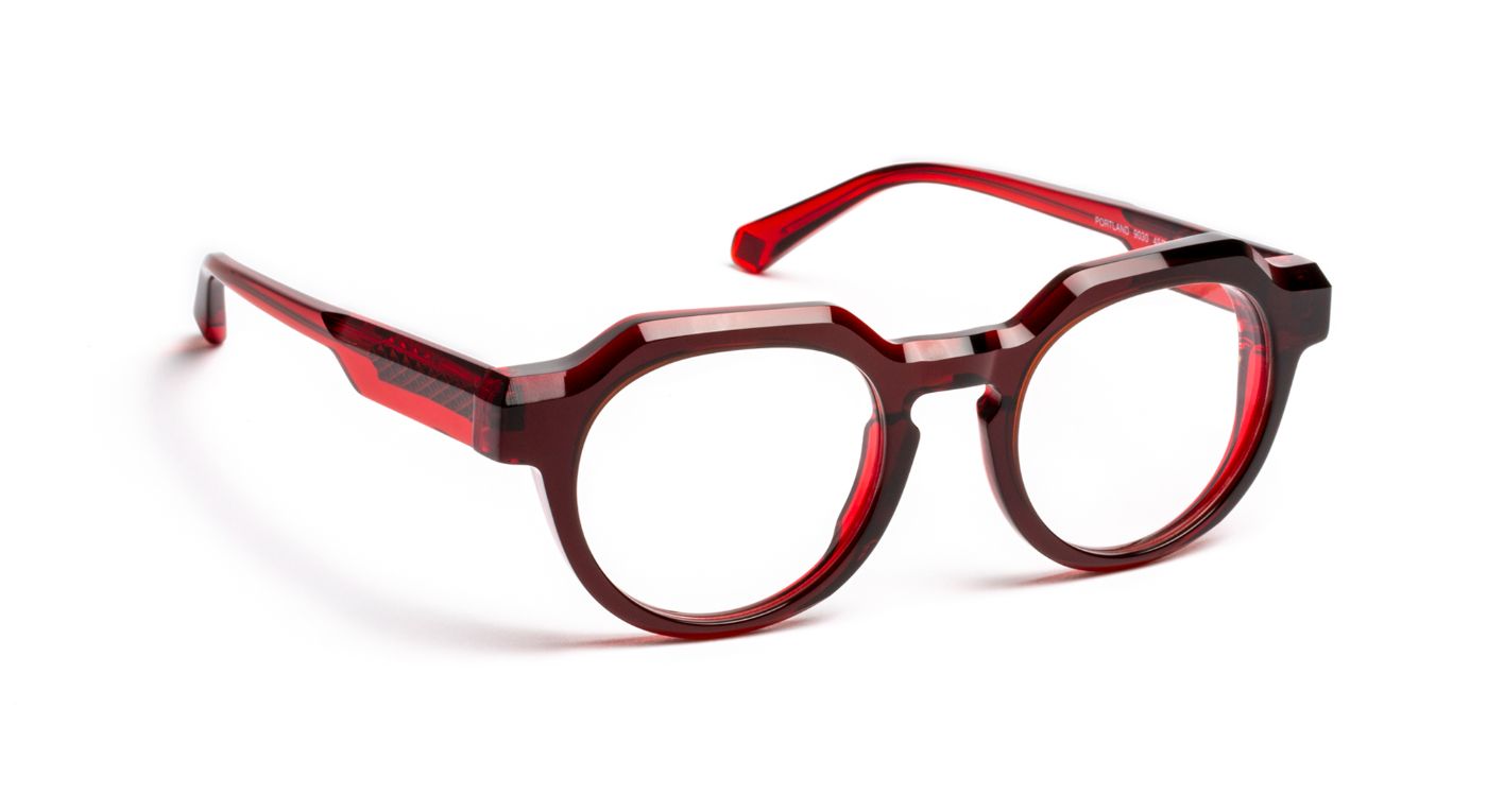 Portland C9030 Red Tortoiseshell/Red Transparent