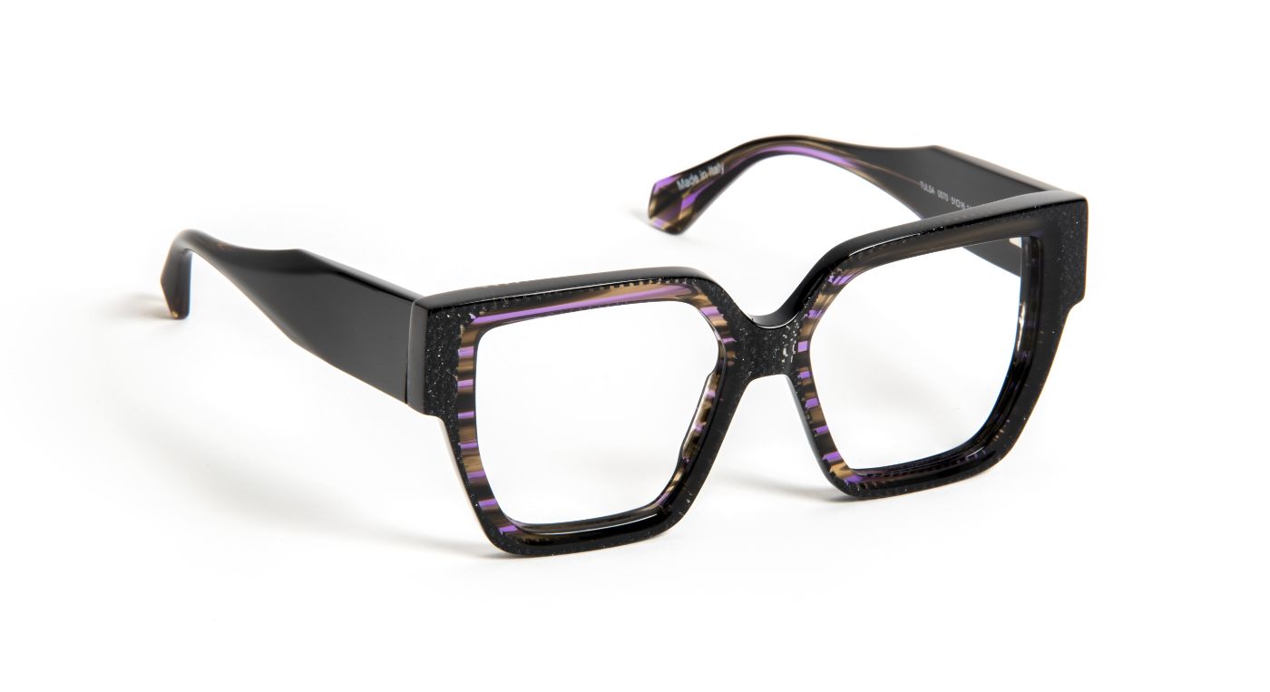 Tulsa C0070 Black Geometrique/Plum Striped