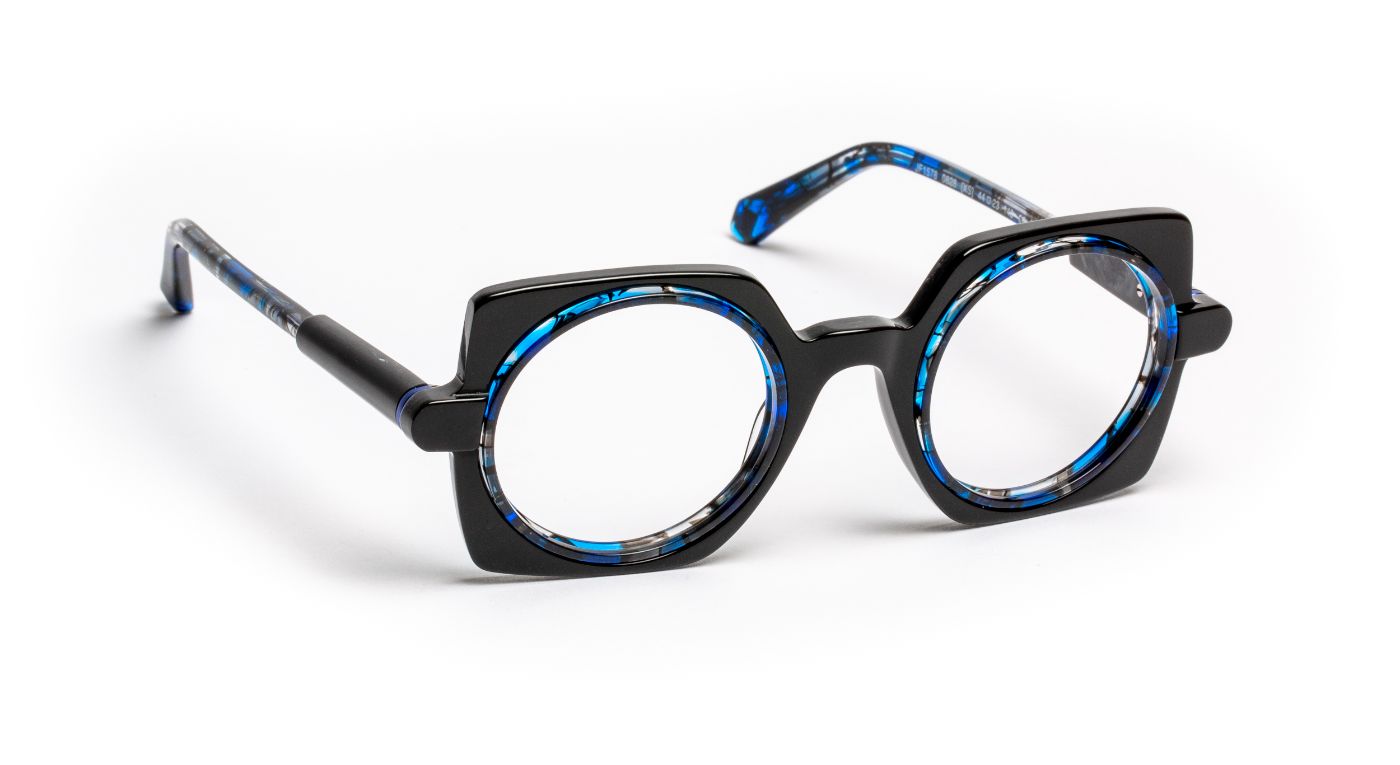JF1578 C0828 Black White Vegetal/Blue Tortoiseshell