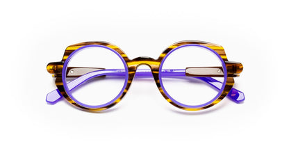 JF1580 C9772 Striped Brown/Blue