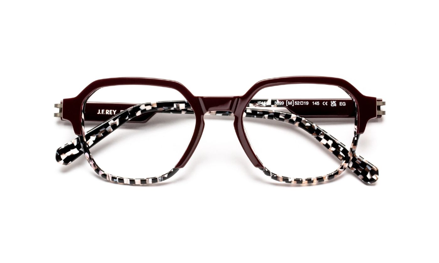 JF1588 C3899 Burgundy/Black Graphic