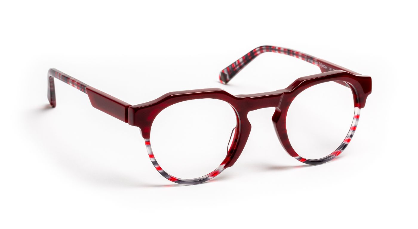 JF1589 C3830 Burgundy/Red Graphic