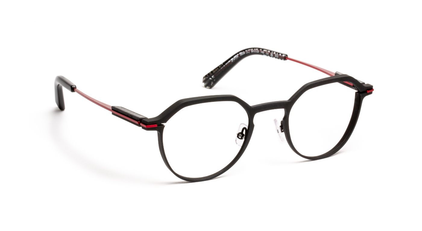 JF3106 C0830 Matte Black/Red