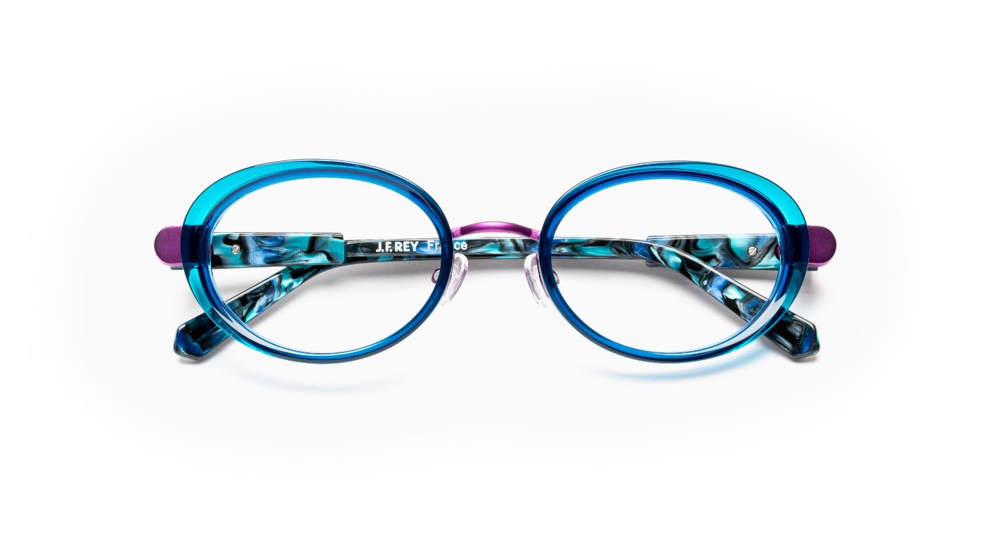 JF3121 C2670 Turquoise/Purple/Blue Tortoiseshell