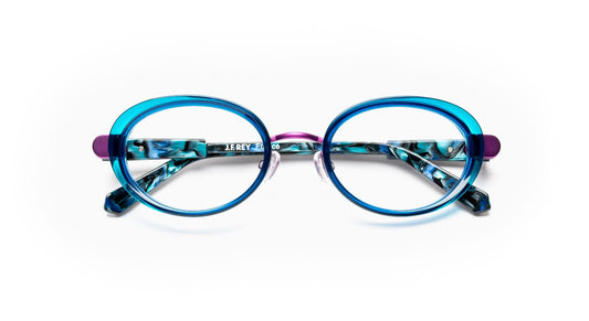 JF3121 C2670 Turquoise/Purple/Blue Tortoiseshell