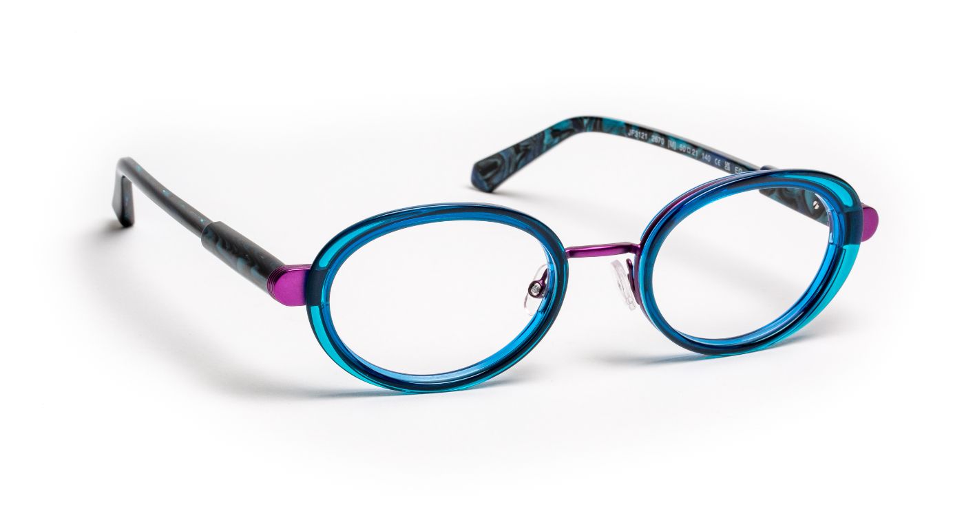 JF3121 C2670 Turquoise/Purple/Blue Tortoiseshell