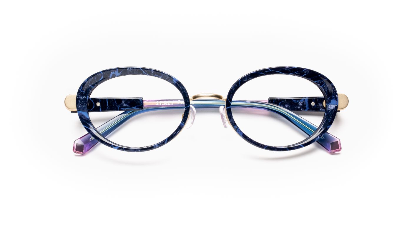 JF3121 C2955 Marble Blue/Satin Gold