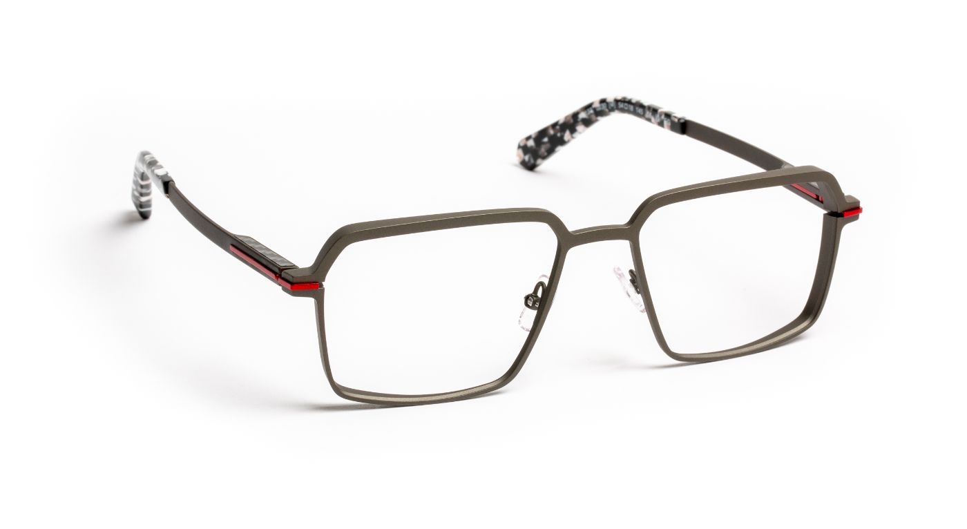 JF3127 C0230 Matte Ruthenium/Red