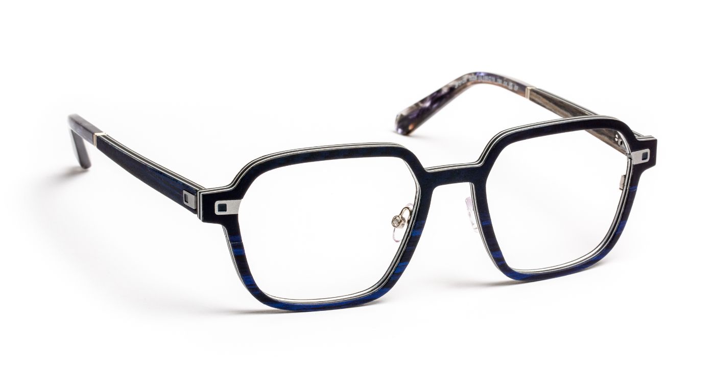 JF3128 C0028 Carbon/Wood Blue/Aluminium