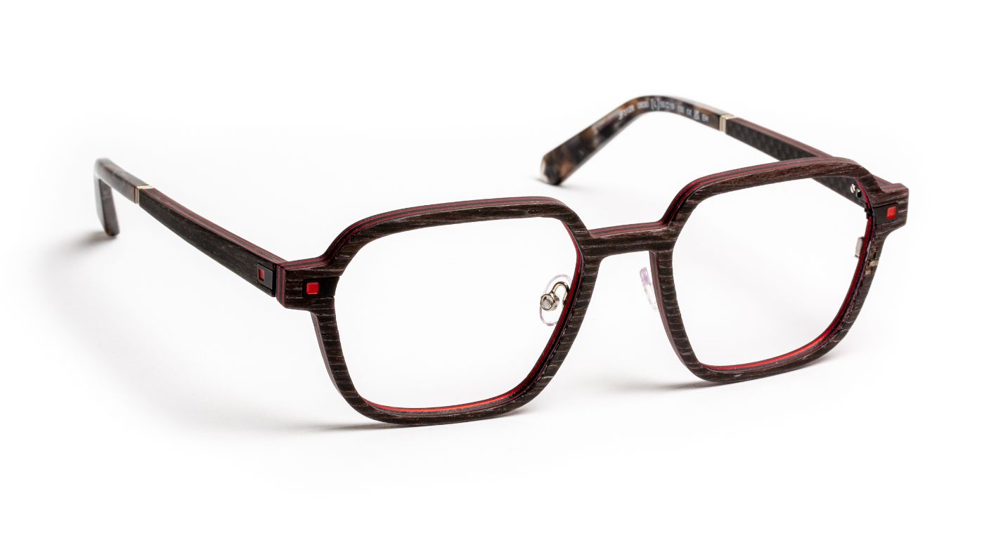 JF3128 C0830 Wood Black/Carbon/Aluminium Red