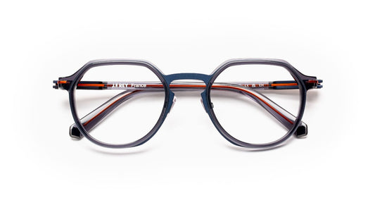 JF3134 C5860 Gray/Blue Peacock/Orange