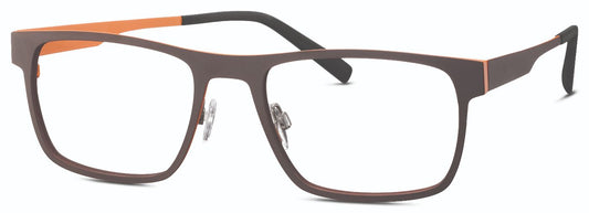 980004 C60 Dark Brown Matte/Orange Matte