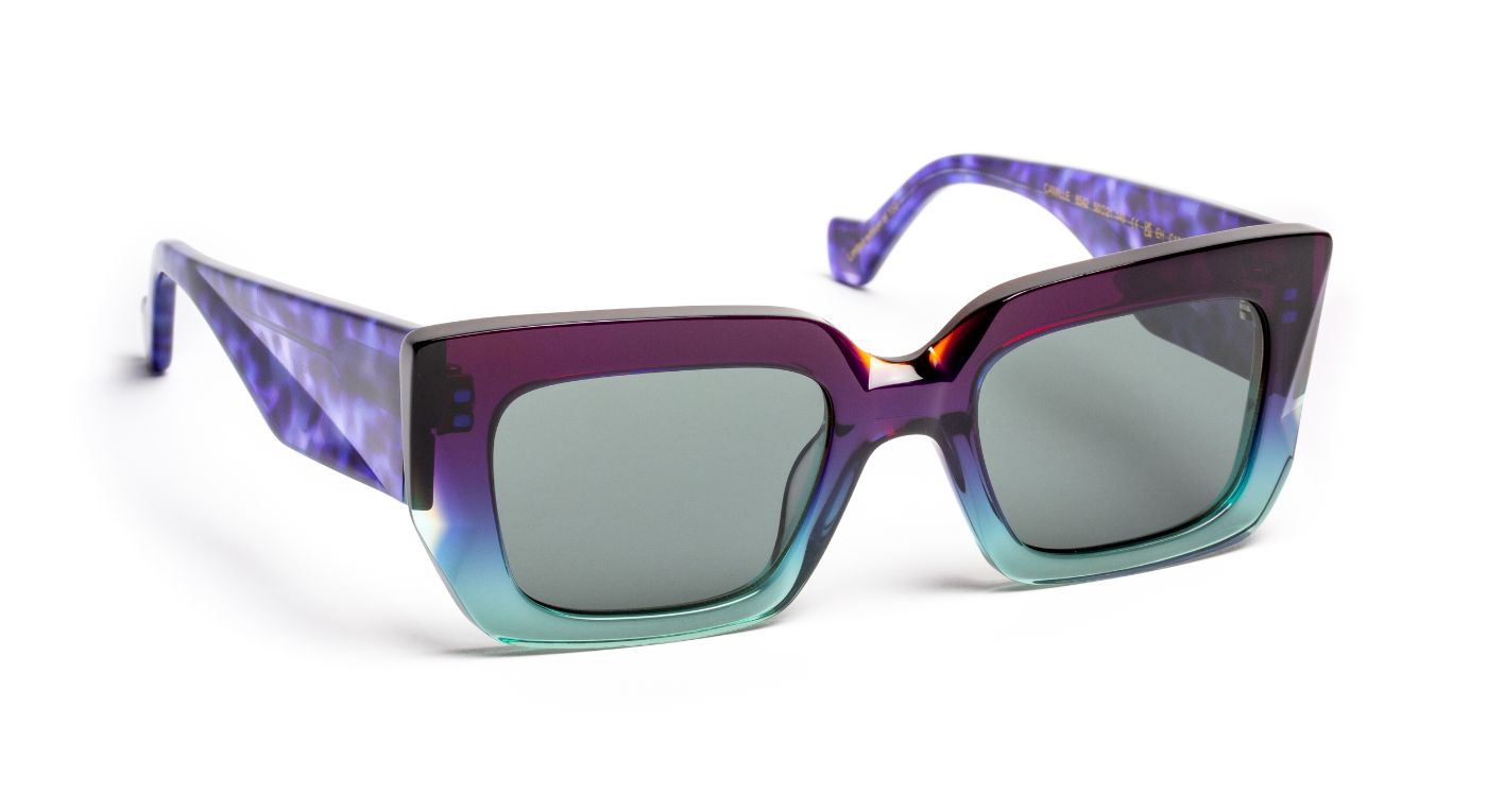 Camille C8542 Purple/Green Gradient