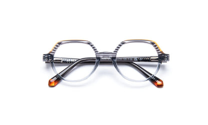 Leon C0160 Gradient Gray Striped/Orange