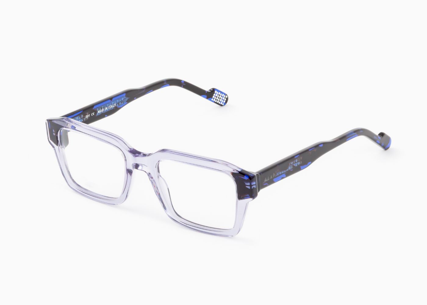 Vinaio C04 Transparant Gray Blue Havana