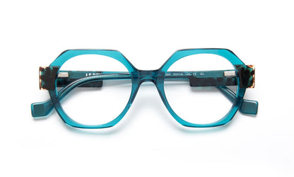 JF1563 C4594 Teal/Panther Pattern