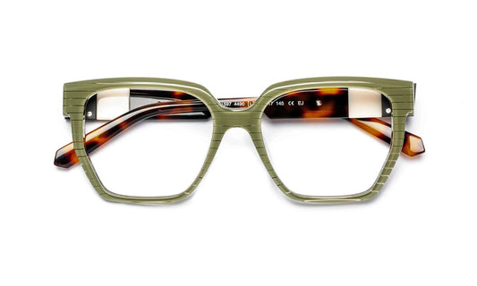 JF1597 C4490 Khaki and Silver Stripes/Ivory