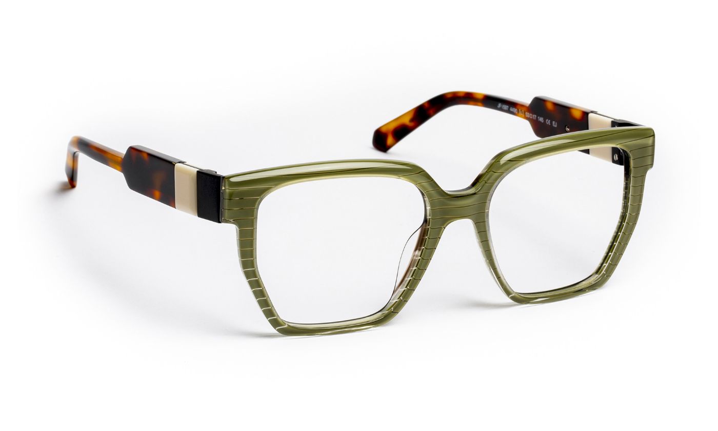 JF1597 C4490 Khaki and Silver Stripes/Ivory