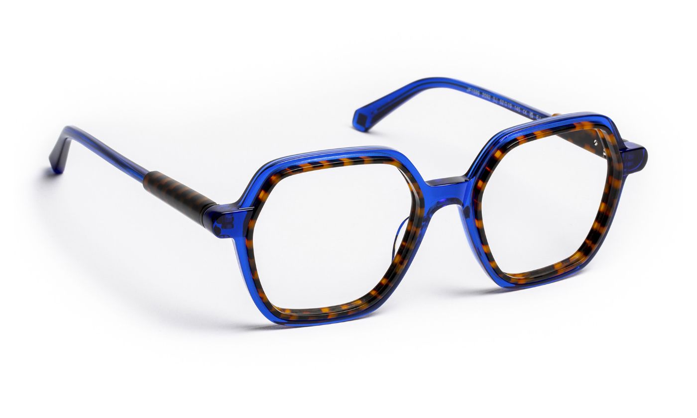JF1599 C2092 Blue And Brown Check Pattern