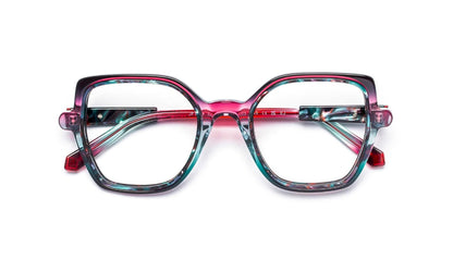 JF1600 C3646 Red-Green Gradient/Blue Tortoiseshell