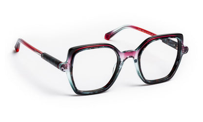JF1600 C3646 Red-Green Gradient/Blue Tortoiseshell