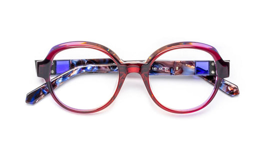 JF1601 C3876 Cherry/Denim Blue
