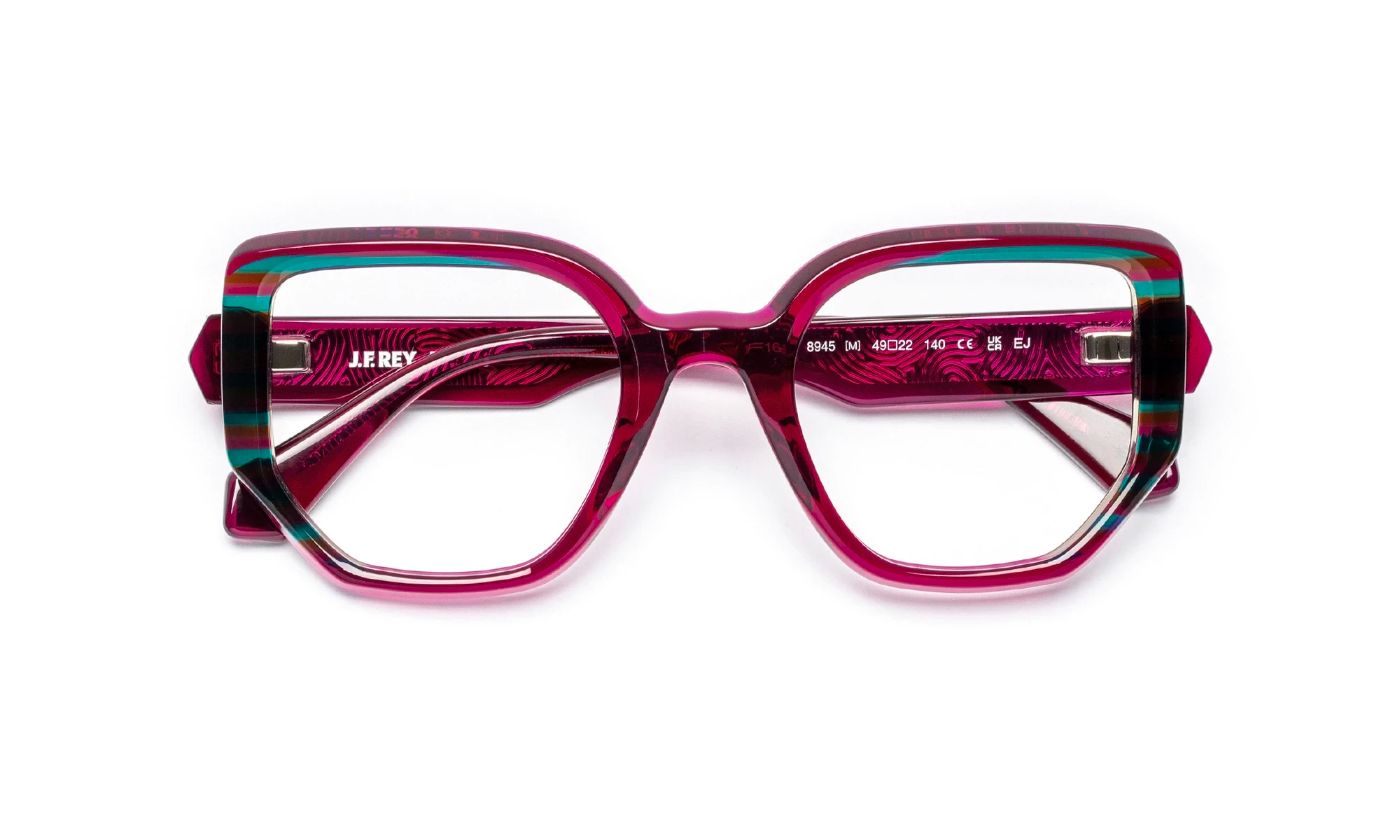 JF1602 C8945 Plum/Green and Striped Peach