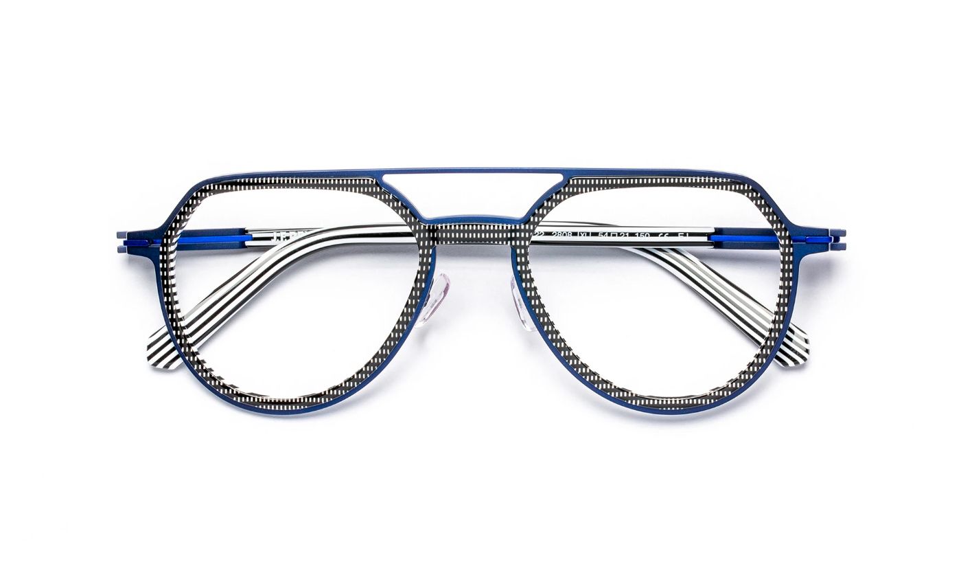 JF3122 C2808 Black Pixel Pattern/Blue