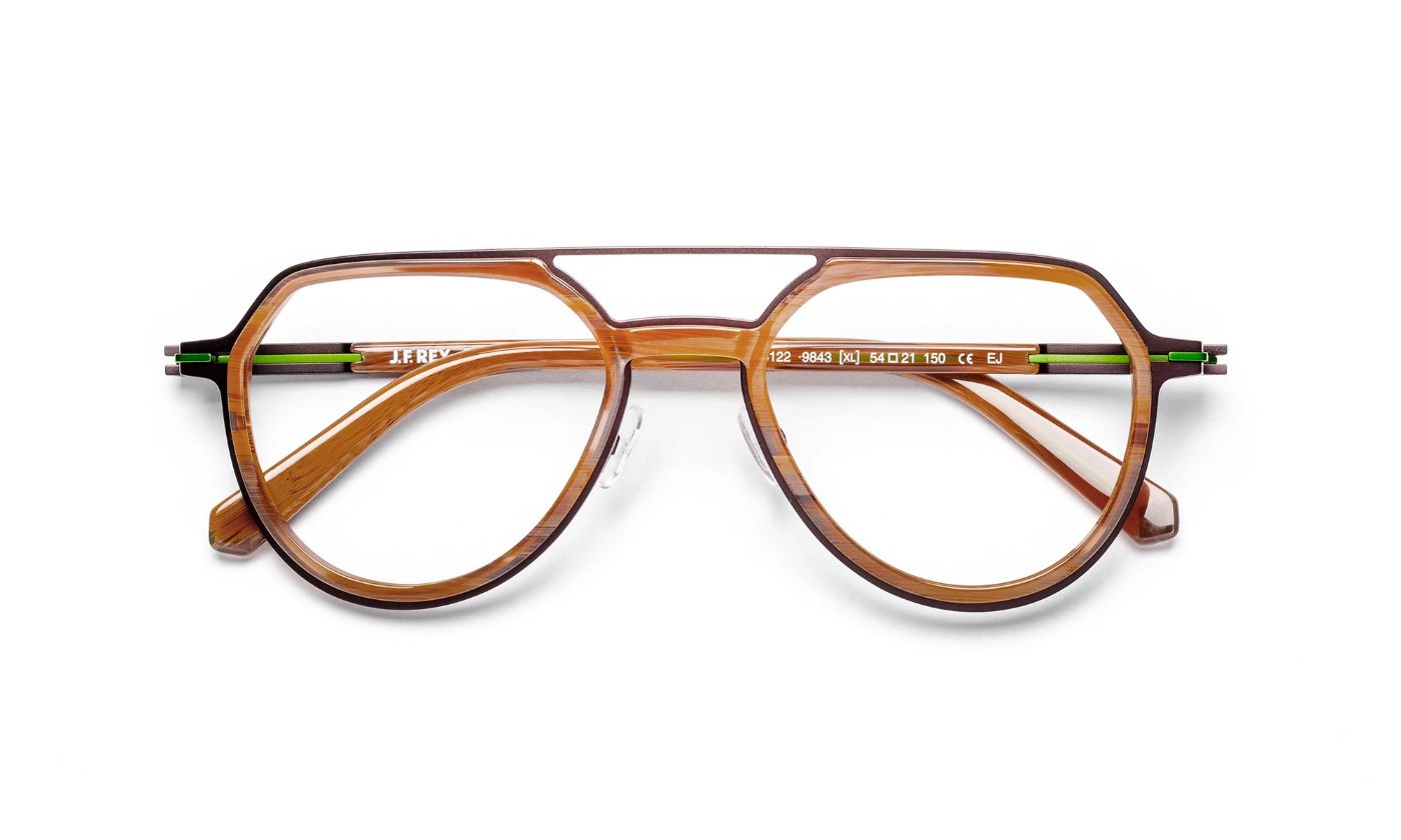 JF3122 C9843 Brown Horn/Green