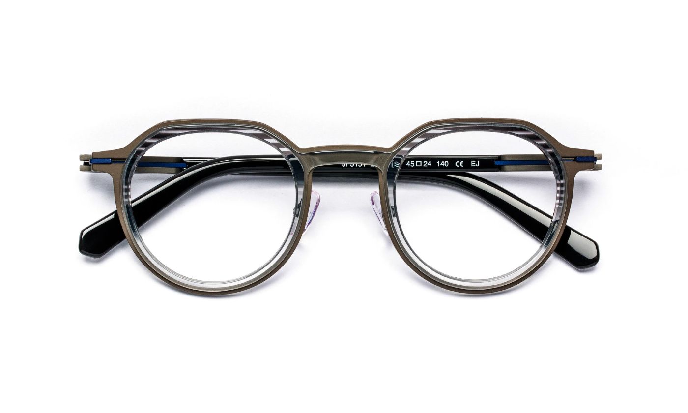 JF3151 C2802 Gray Gradient With Stripes/Blue