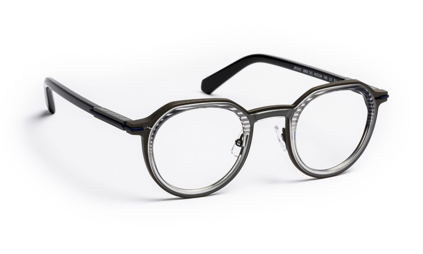 JF3151 C2802 Gray Gradient With Stripes/Blue