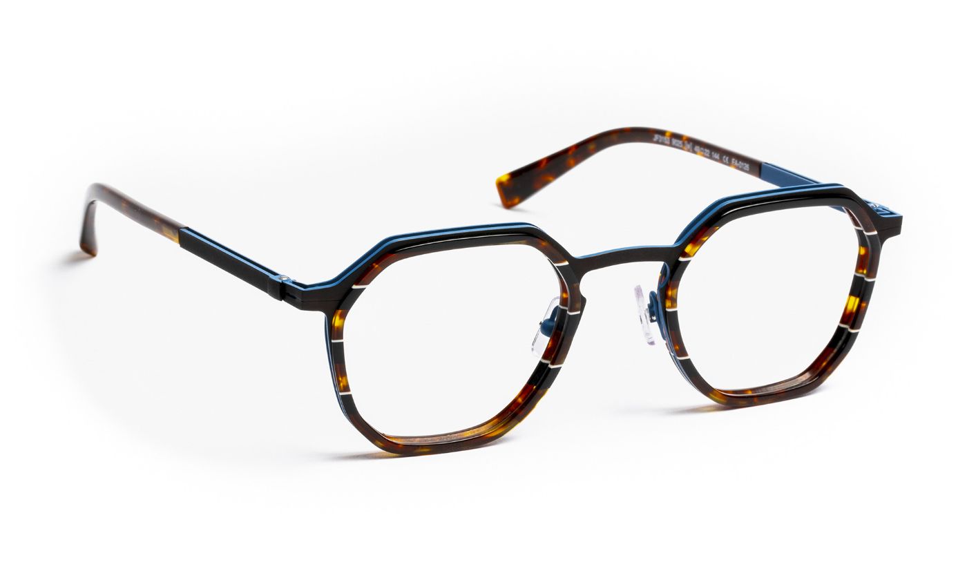 JF3153 C9025 Tortoiseshell Streaks/White/Blue