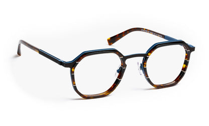 JF3153 C9025 Tortoiseshell Streaks/White/Blue