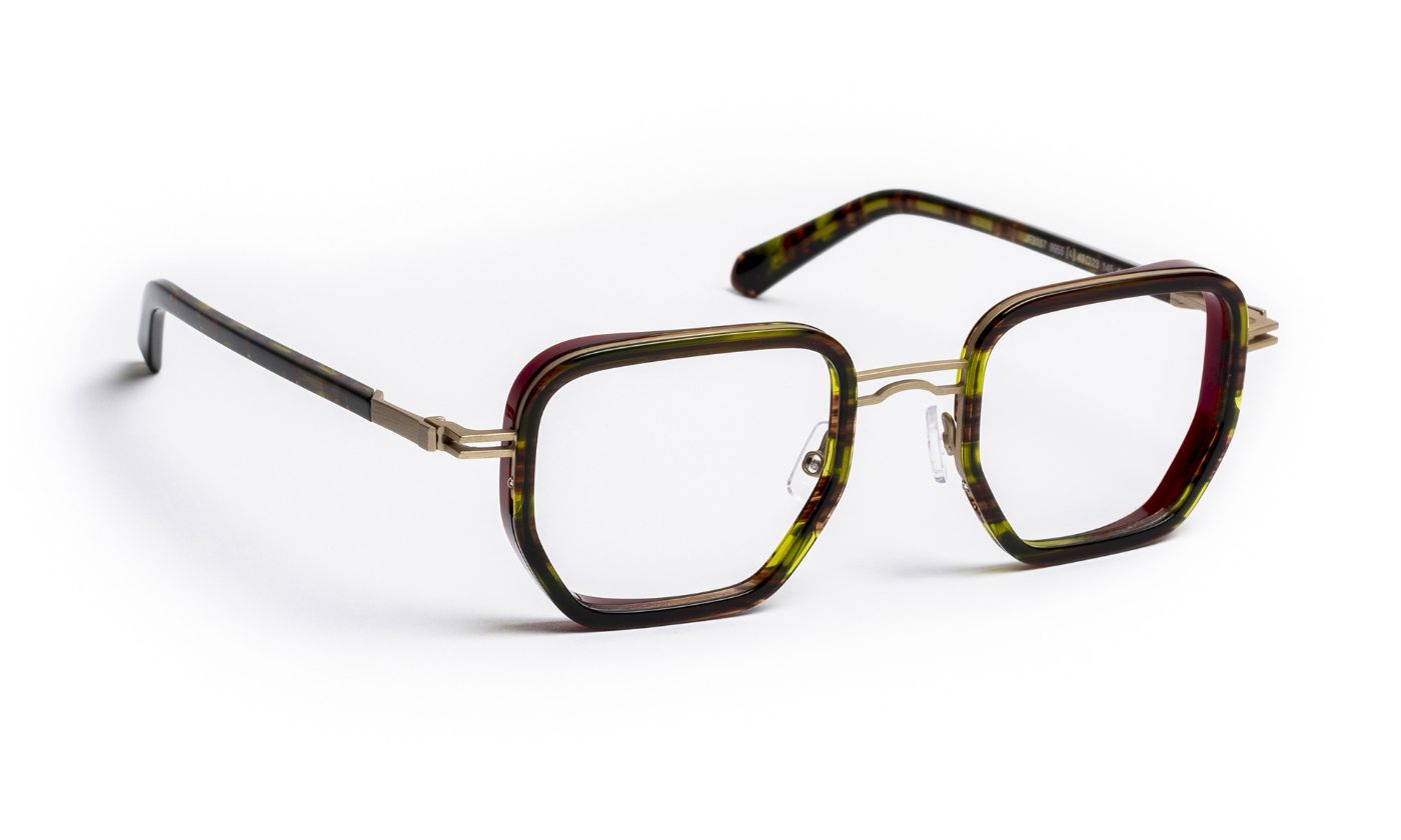 JF3157 C9955 Mahogany Brown/Brushed Gold