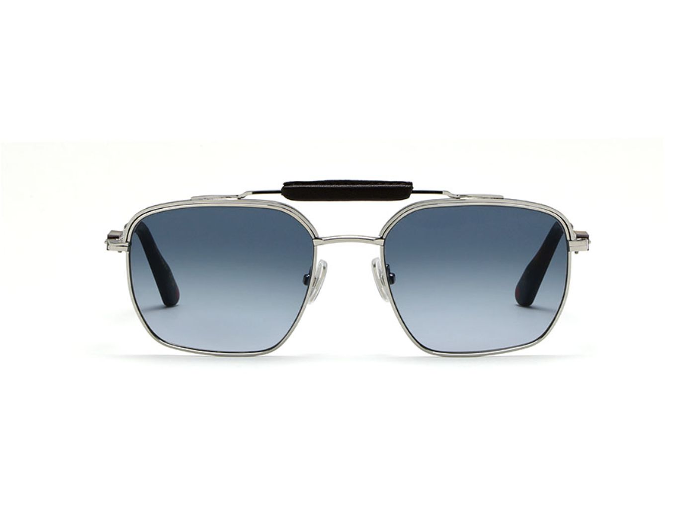 L.G.R X Kiton | Concept Aviator 107 Shiny Silver, Tobacco, Tortoiseshell (Blue Gradient PH) (7056)