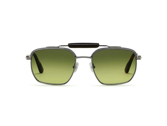 L.G.R X Kiton | Concept Aviator 107 Gunmetal, Tobacco, Tortoiseshell (Green Gradient PH) (7057)