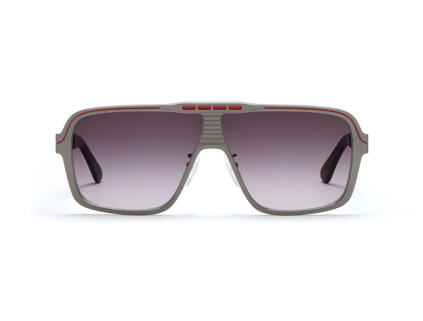 L.G.R X Bertone | MOD1 Runabout Concept 3 C6937 Silver Red (Grey Gradient) (6937)