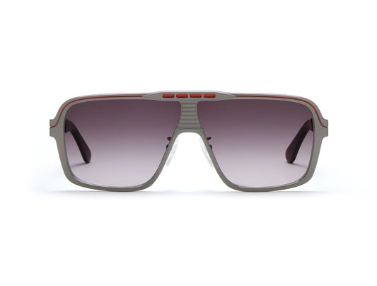 L.G.R X Bertone | MOD1 Runabout Concept 3 C6937 Silver Red (Grey Gradient) (6937)