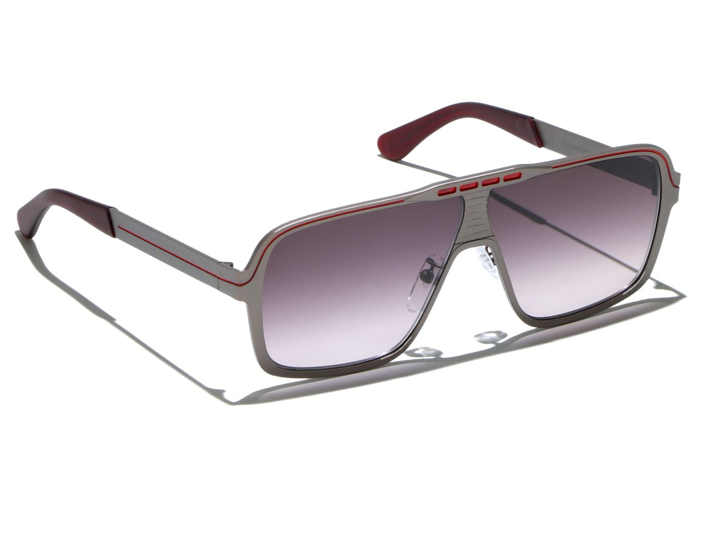 L.G.R X Bertone | MOD1 Runabout Concept 3 C6937 Silver Red (Grey Gradient) (6937)