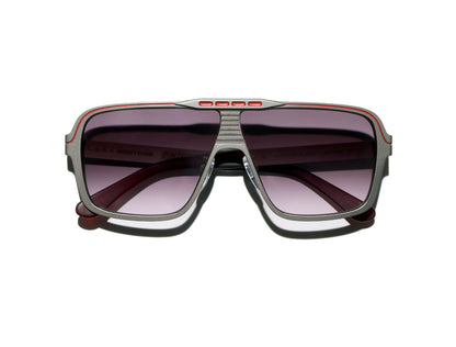 L.G.R X Bertone | MOD1 Runabout Concept 3 C6937 Silver Red (Grey Gradient) (6937)